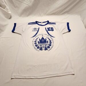 Umbro Men's El Salvador Soccer Jersey Size L,‎ Blue/White